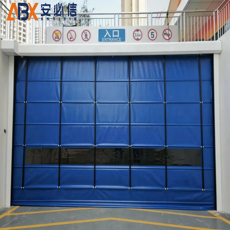 白银PVC堆积门